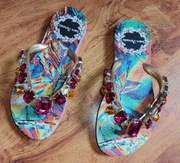 SANDAŁKI DZIEWCZĘCE DZIECIĘCE ROZ.33-34 RÓŻOWE