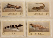 ZIMBABWE 1988 Mi 396-9 gekon seria idealna