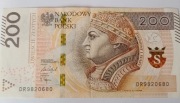 200 zł seria DR z 2021 roku, poszukiwana