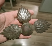 Duży płomień grenadierski z ładownicy, pierwsz. poł.XIX w.