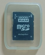 adapter GoorRam mikro SD w raz kartą micro SD 2GB