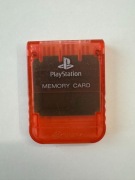Karta Pamięci PS1 PlayStation SCPH-1020 Cherry Red #3