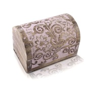 drewniana szkatułka pudełko kuferek biżuteria