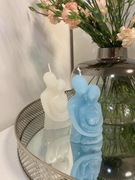 Świeca Miłość na zawsze Jasno Niebieska