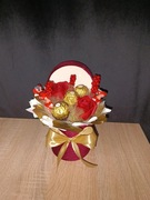 box świąteczny box ze słodyczy bukiet jadalny 