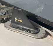 Kolekcjonerski lotniczy transponder COSSOR SSR1600 - antena