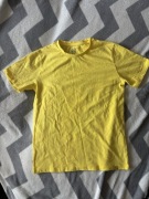 T-shirt koszulka z krótkim rękawem Smyk Cool Club żółty gładki 146