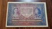 banknot 5000 marek 1920r
