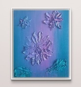 "Ebbing away" autorski obraz strukturyalny z certyfikatem