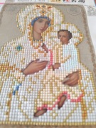 SPRZEDAM GOTOWY JUŻ OBRAZ Z HAFTU DIAMENTOWEGO BEZ RAMKI  20X20