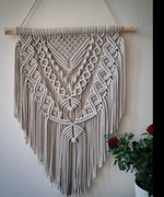 Makrama ścienna  - boho, sznurek