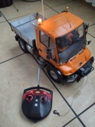 Maga zabawka! Mercedes UNIMOG 4X4 zdalnie sterowany z wciągarką z pilota!