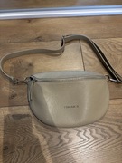 Saszetka nerka skóra naturalna beż