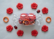 Gumki do włosów w biedronki zestaw 20 szt