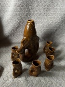 Rybki brązowe 1 szt plus 6 szt - z PRL