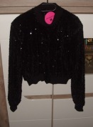 Błyszcząca Bomberka  kurteczka _ cekiny r. M/L