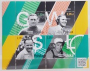 Polska Blok 262 ** Wybitni Polscy Trenerzyi- 2014r - czysty