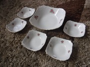 Niespotykane salaterki porcelanowe ĆMIELÓW  6 sztuk ZOBACZ 