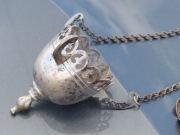 Wieczna lampka platerowa firmy Schiffers