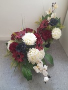 Komplet stroik + wazon kompozycja nagrobna