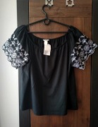 Bluzka hiszpanka nowa z metką hiszpanka H&M koronkowy rękaw opis