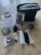 Mini fajka wodna ADMY aluminiowa zestaw kompletny shisha hookah