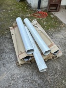 Viessmann - rury koncentryczne SPS - 9x 1m 80/125, 2x 0.5m 80/125