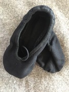 Baletki niemowlęce dziecięce Grishko No 26 czarne balet rytmika