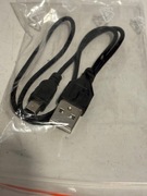 KABEL USB / MINI USB 50cm CZARNY 4LDPE DO GPS KAMERY CZYTNIKÓW