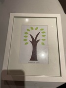 Biała ramka na zdjęcie 10x8cm