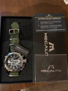 MEGALITH zegarek męski wojskowy 