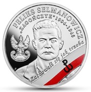 Moneta 10zł Feliks Selmanowicz "Zagończyk" 2017 + folder UNC