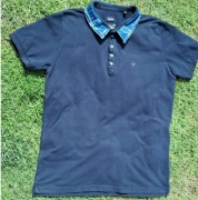 Diesel koszulka męska czarna polo SLIM FIT r. L /52 , BDB
