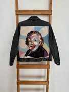 Kurtka katana jeansowa Levi Levis vintage jacket custom Albert Einstein