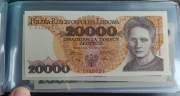 20000 zł 1989 seria Y UNC