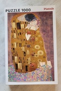 Puzzle metalizowane 1000 elementów. Klimt, Pocałunek Piatnik
