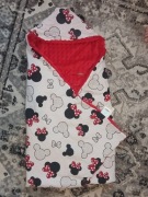 Kocyk minky do fotelika / wózka myszka Minnie 