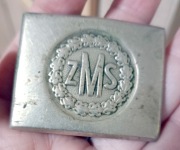 Klamra do pasa ZMS Związek Młodzieży Socjalistycznej  PRL Militaria Vintage