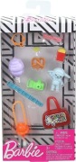 BARBIE - Zestaw Komplet 12 Akcesoriów dla latek - MATTEL GHX35
