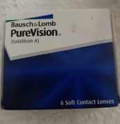 Soczewki  6 szt(cena za 6 szt)pureVision miesięczne -1,75