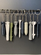 Breloki militarne – pociski i rakiety | Druk 3D |