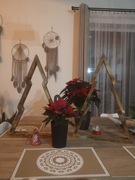 Choinki, ozdoby świąteczne drewniane 