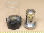 Lomo 40x 0,75 WODNA IMMERSJA RMS obiektyw mikroskop Biolam, Zeiss, PZO