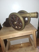 Armata kolekcjonerska, mosiądz, replika 40cm,vintage 