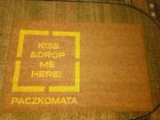 Wycieraczka mata z włókna kokosowego żółta dywanik 60x40cm gr 1,5cm