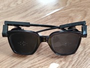 Okulary ochronne z przysłonami OPTA KATOWICE produkcja PRL