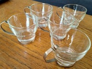 Pięć filiżanek do espresso