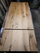 Blat dębowy lity surowy 200x90 cm loft