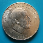 25 szylingów 1962 Austria Anton Bruckner   Ag 0,800 waga 13 g