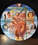 Coca Cola znak blat stół emblemat lata 50 Vintage